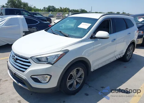 2016 Hyundai Santa Fe Se from USA, damaged, VIN KM8SM4HFXGU148930